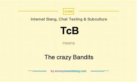 tcb meaning slang